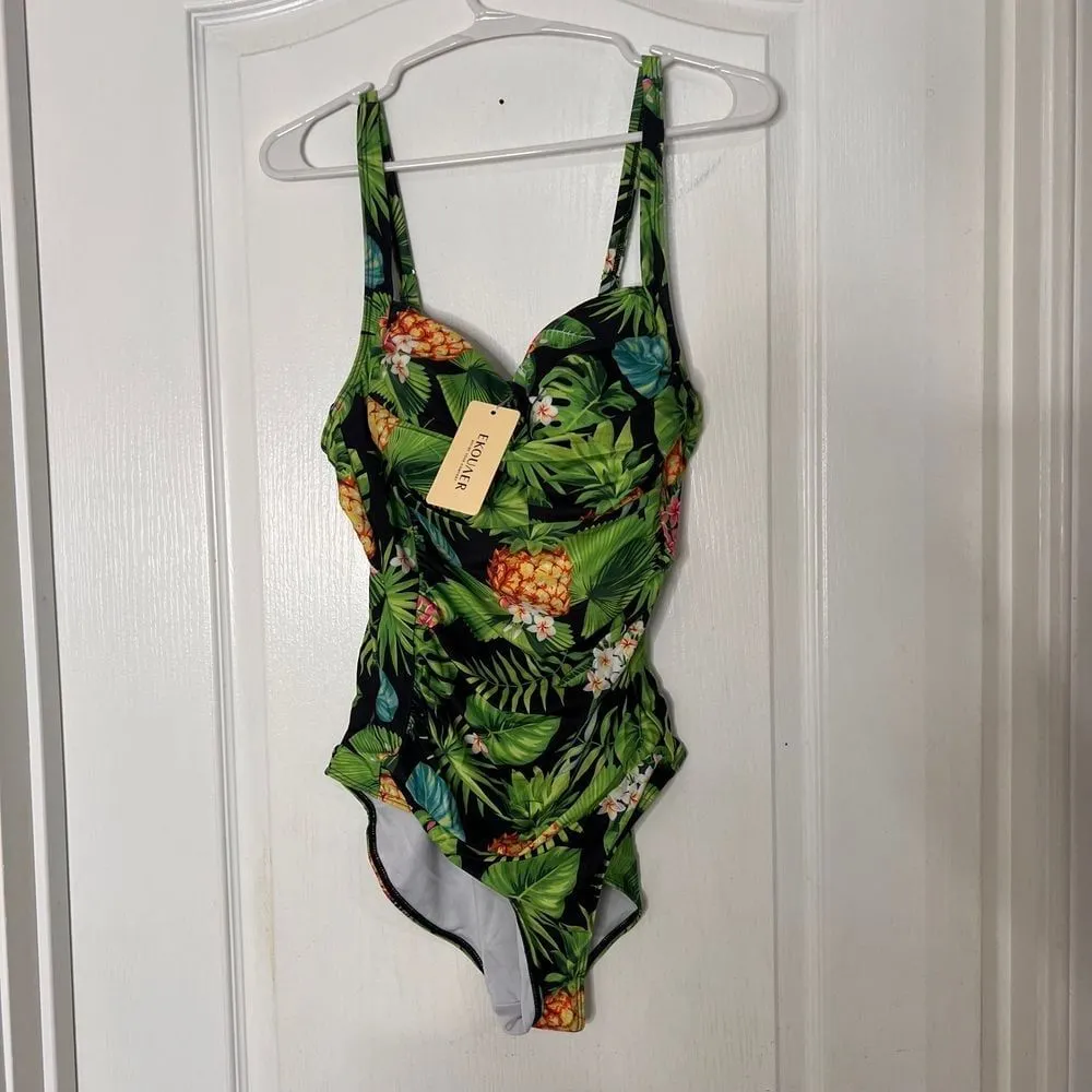 Ekouaer Tropical Pineapple Print One - Image 2