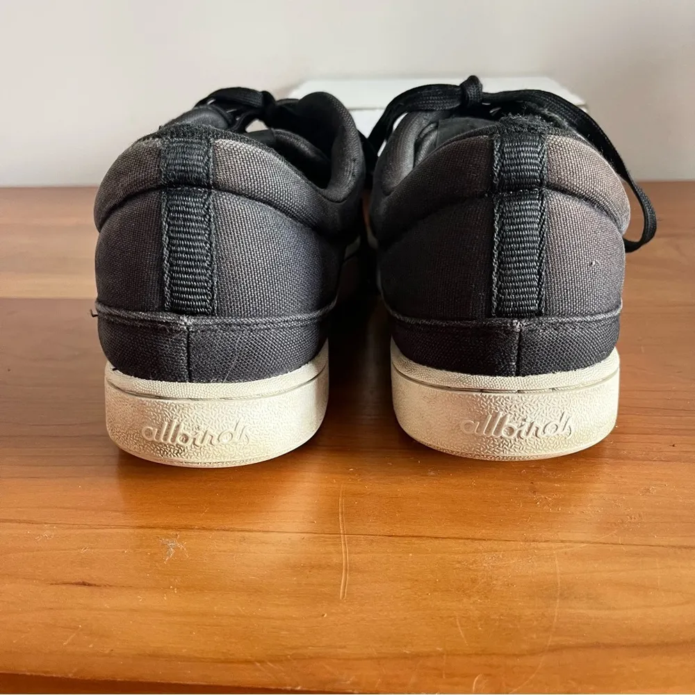 Allbirds Canvas Pacers Women’s 10 Black Low Top Everyday Casual‎ Sneaker Skater - Image 7