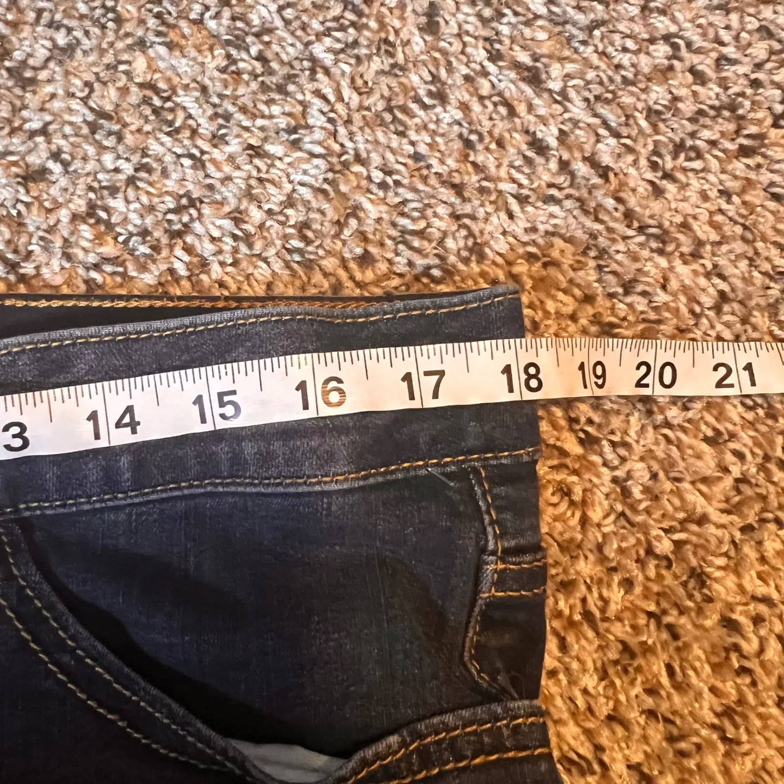 AVA & VIV High Rise Skinny Jeans Dark Wash Women Size 17 - Image 4