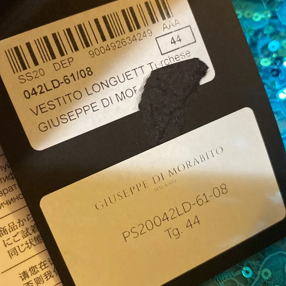 Giuseppe Di Morabito Lace One Shoulder Midi Dress in Light Blue Size undefined - Image 5