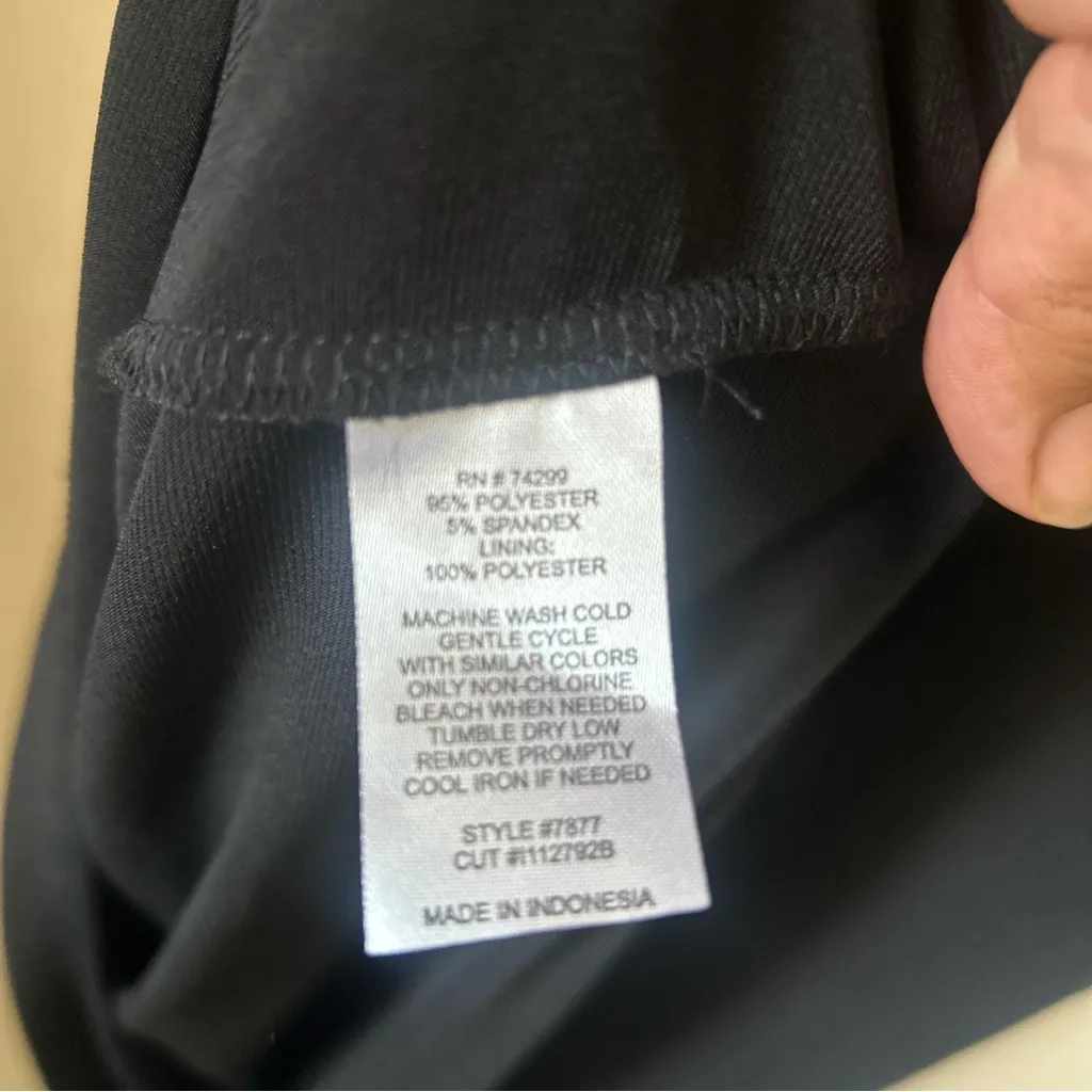 NWT En Focus Studio Women’s Black Sleeveless Long Dress Sz 10 - Image 11