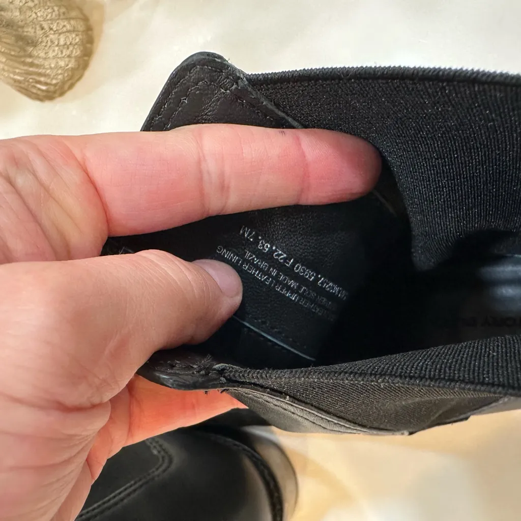 Tory Burch  Black Leather Ankle Boots - Image 4