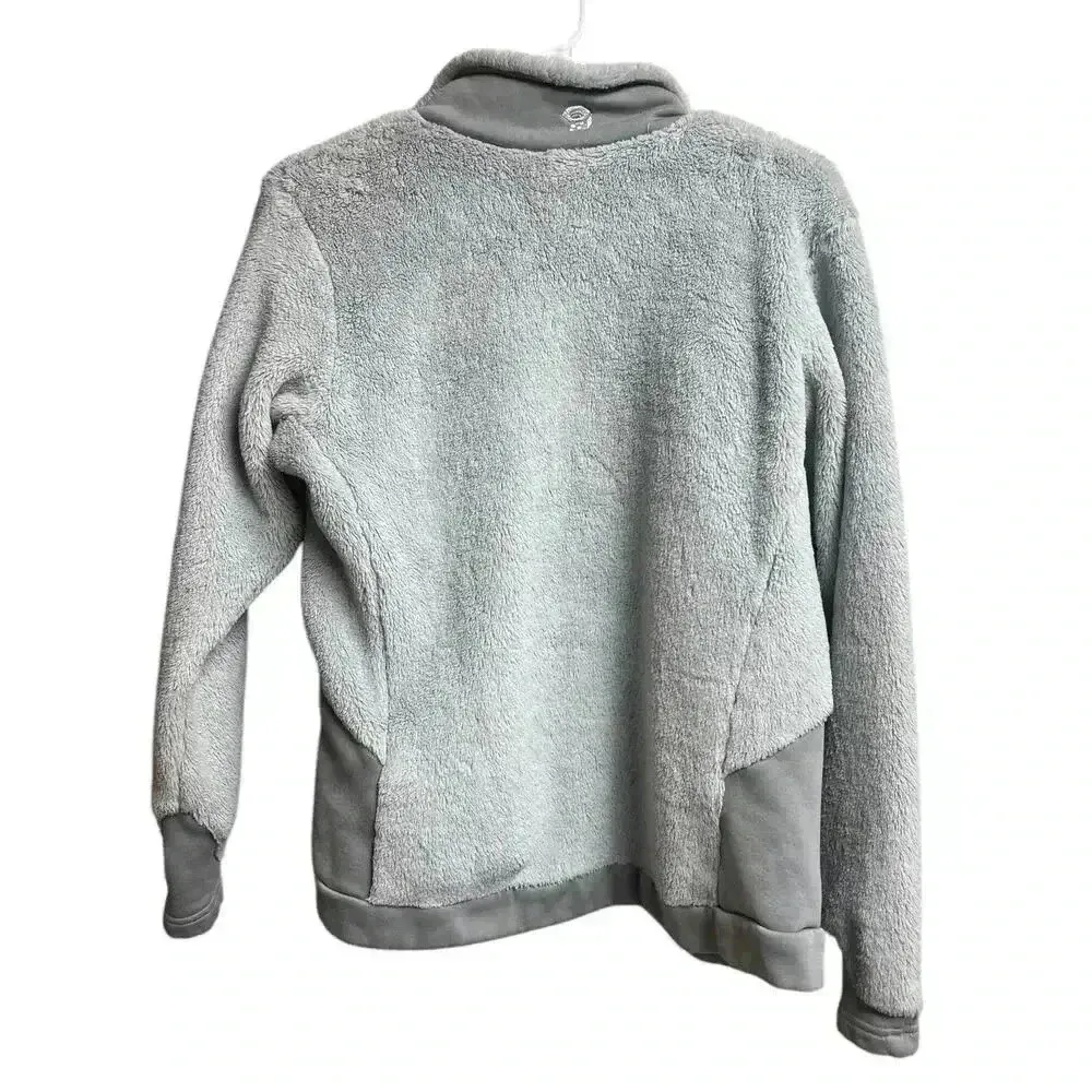 Mountain Hardwear Jacket Women's Medium Gray Outdoors Zip Fleece - Image 11