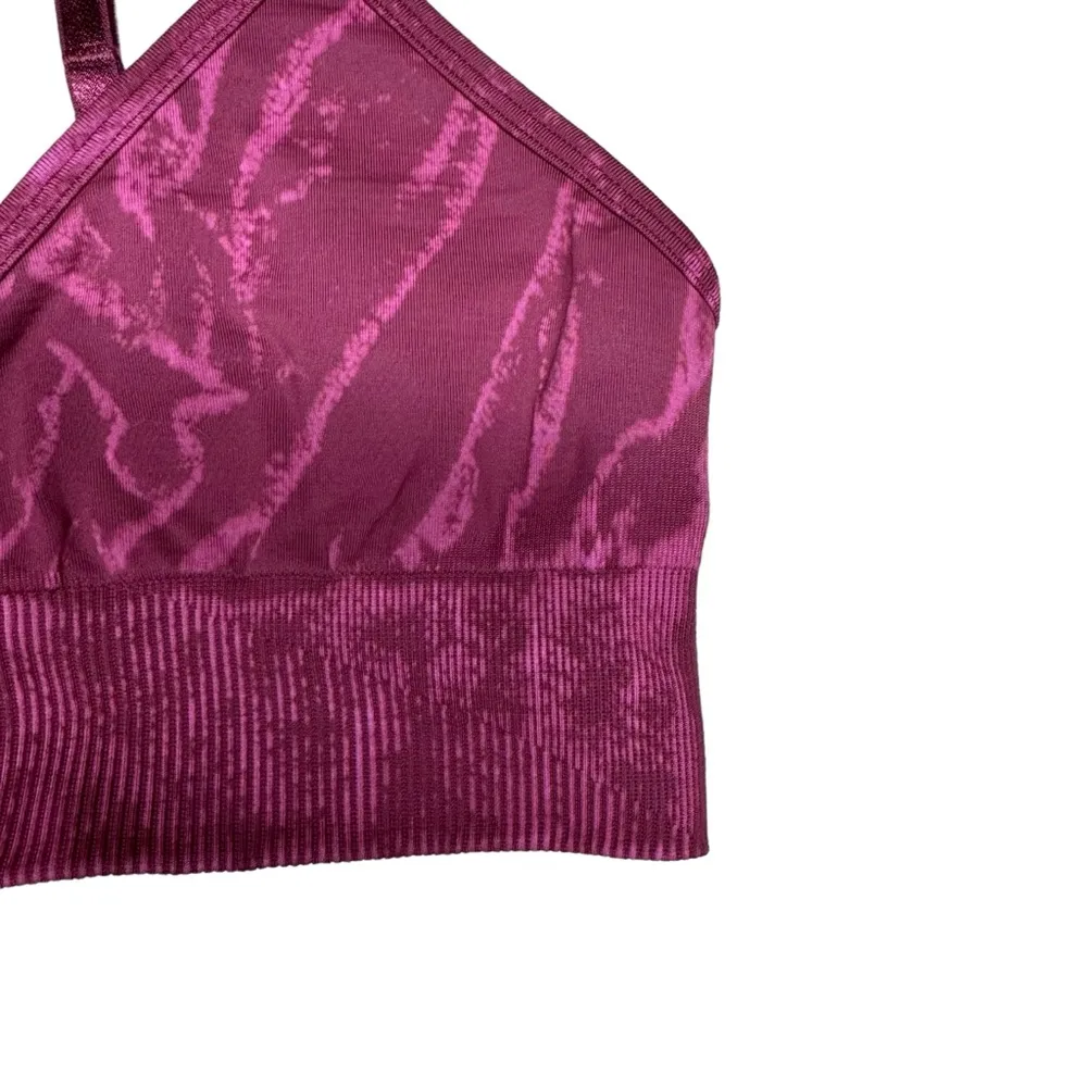 Lululemon Ebb To Street Bra A/B Cup Stone Wash Chianti Seamless W2BS2S Size 8 - Image 5