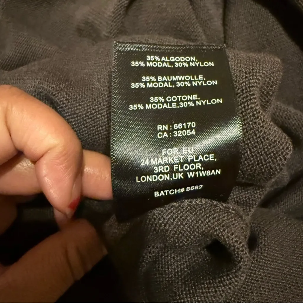 Out From Under Black Knit Jumpsuit Sleeveless Lounge One Piece Size Small - Image 6