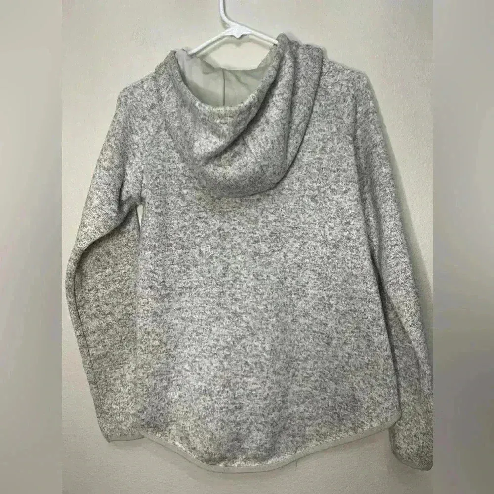 Thread & Supply Hoodie Snap Closure Sweatshirt Sweater Gray - Image 4