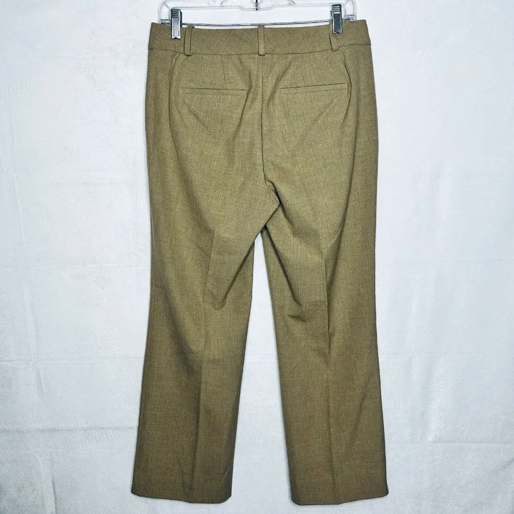 Talbots Womens Light Brown Mid-Rise Wide-Leg Dress Pants Size 6 (30x28) Stretch - Image 4