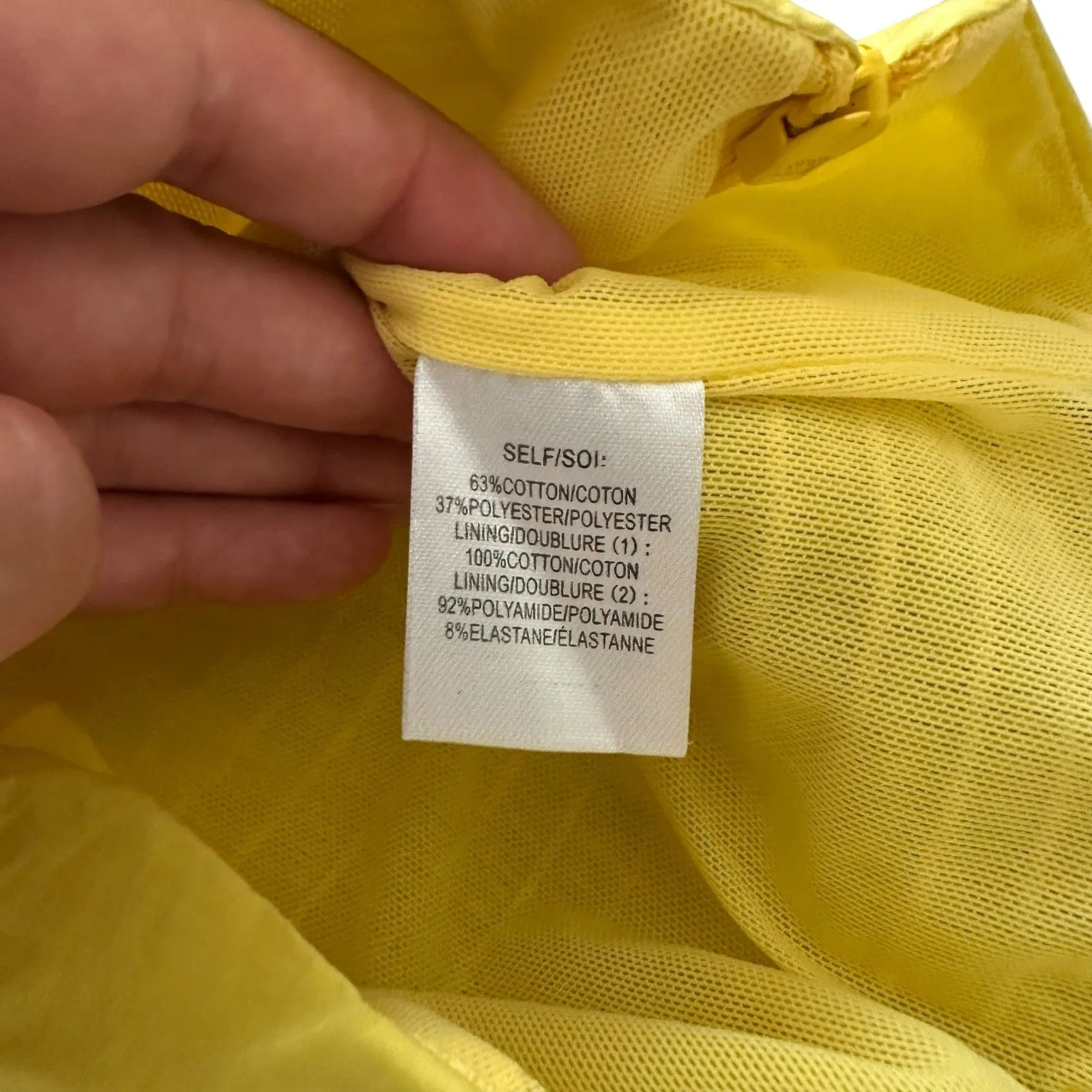 TANYA TAYLOR Sloane Off Shoulder Cropped Blouse‎ Yellow NWT Sz 0 - Image 6