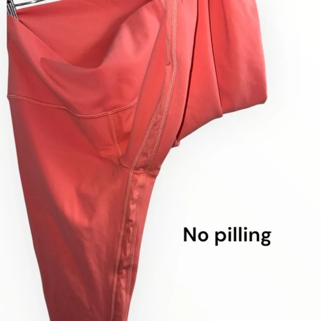 Lululemon 2022 NULU Align Crop 17” High-Rise Crop Desert Red pink CAPRI 8 / M - Image 9