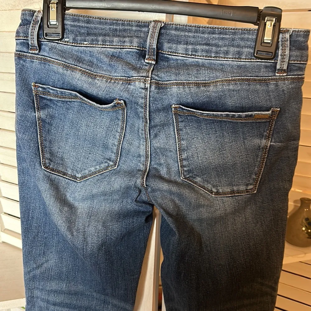 White House Black Market The Skimmer Skinny Jeans With Faux Leather Detailing - Image 8