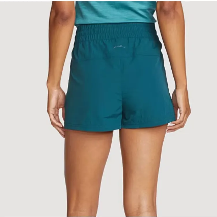 Eddie Bauer  Women's Mountain Crinkle Shorts Bluspruce NWT size medium - Image 3