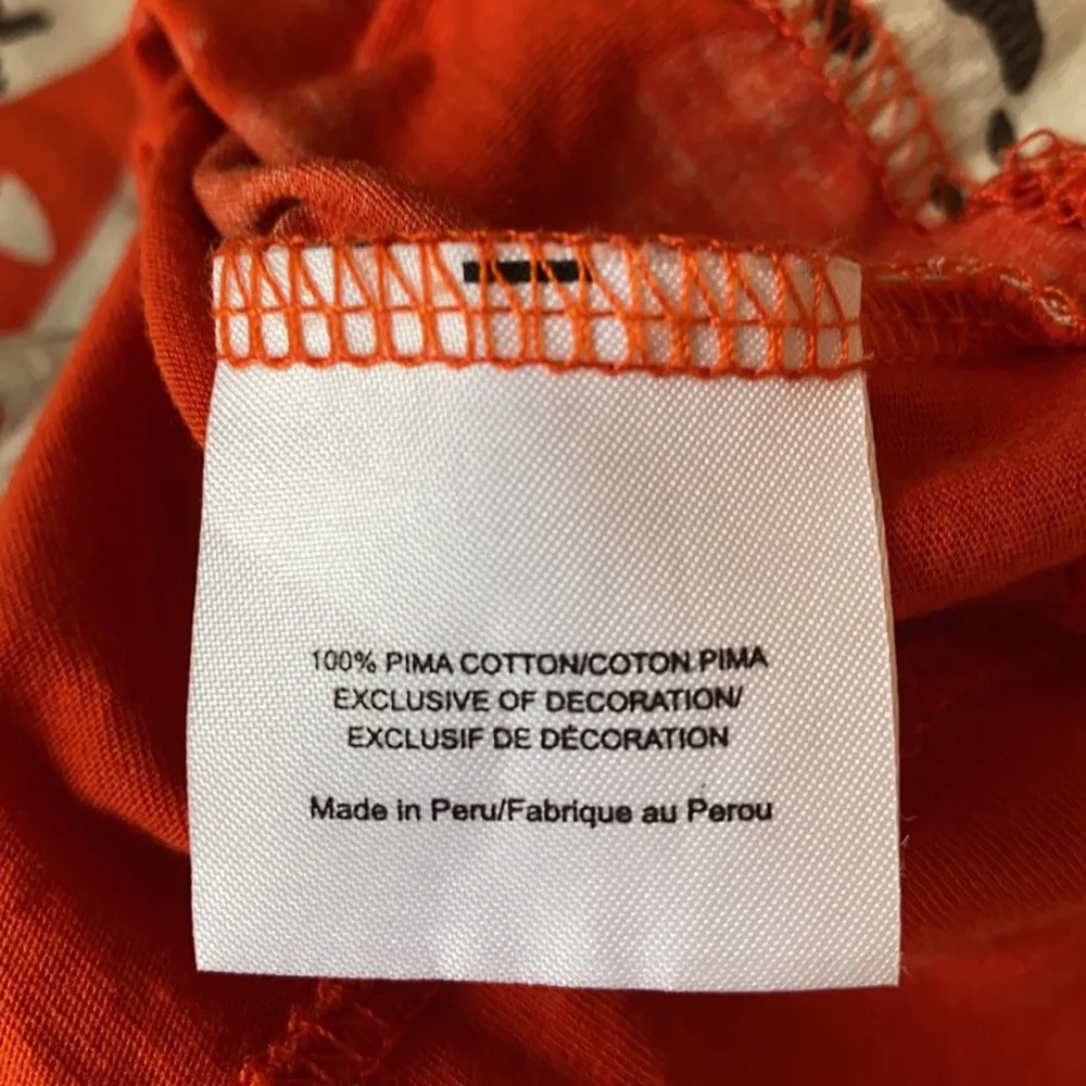 Tory Burch Pima Cotton Flower Print T Tee Shirt S - Image 6