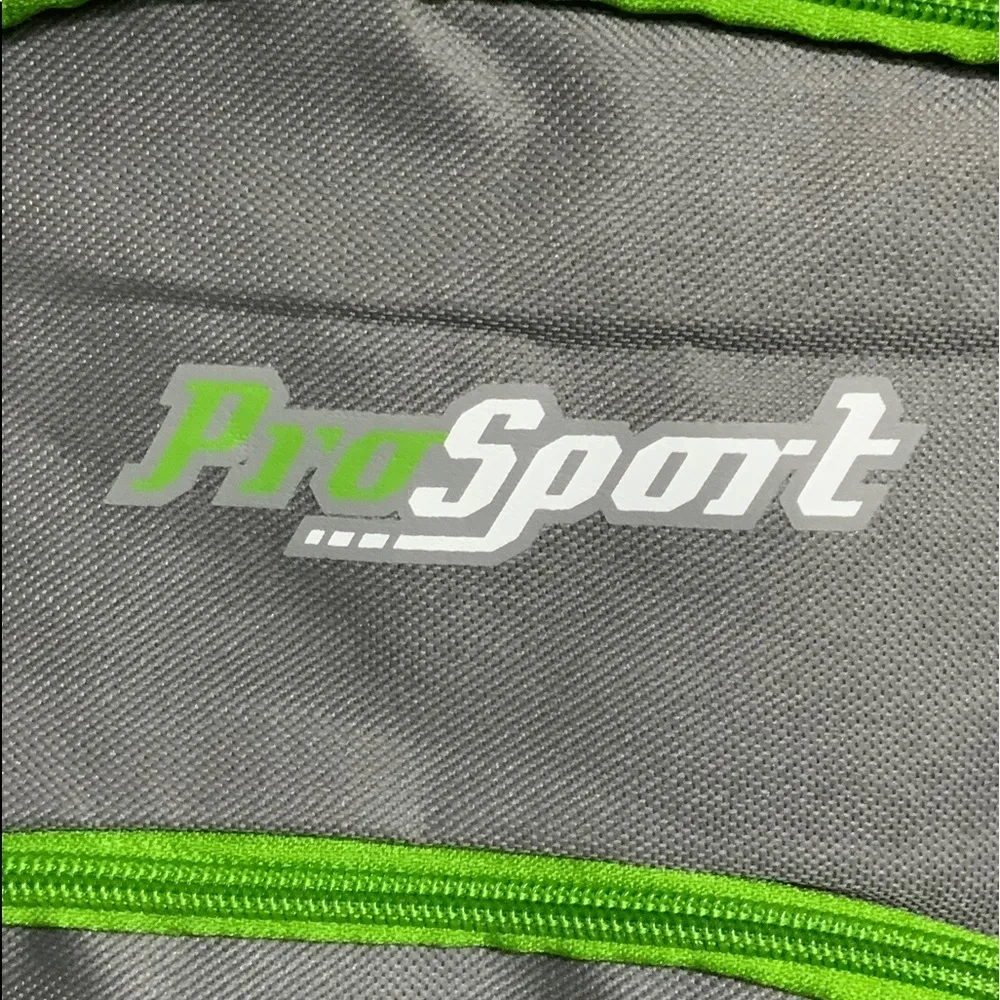 Pro Sport Backpack Day Hike School Book Bag Adjustable Padded Straps Grey Green Gray - Image 9