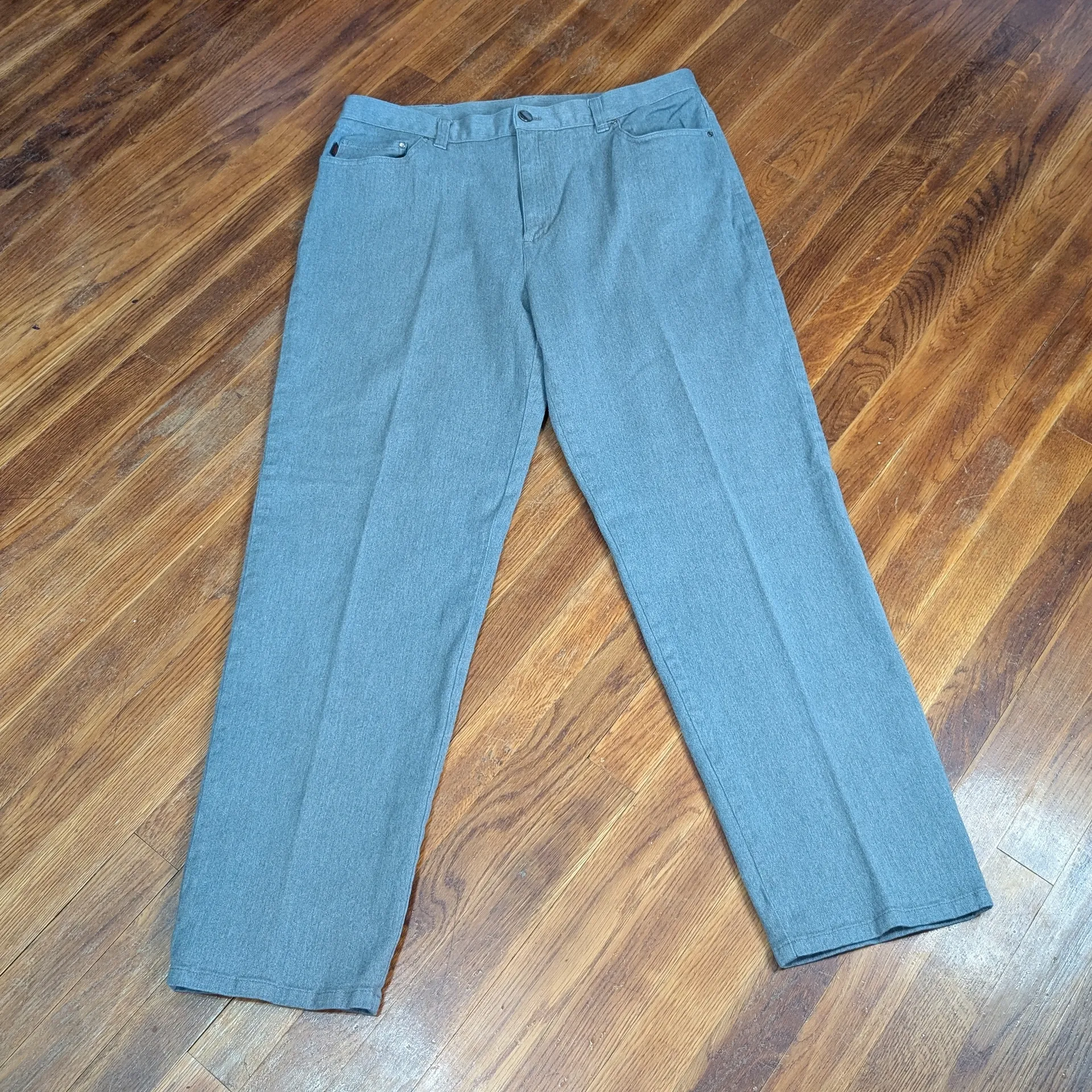Ralph Lauren Straight Leg Pants in Gray and Green Two Pair Size 16 - Image 7