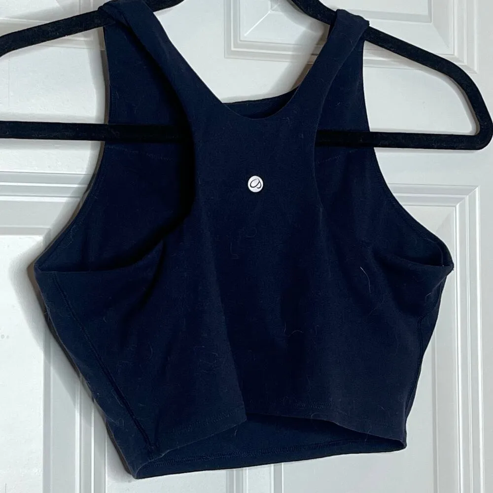 CRZ Yoga Butterluxe High Neck Racerback Tank Black Small - Image 4