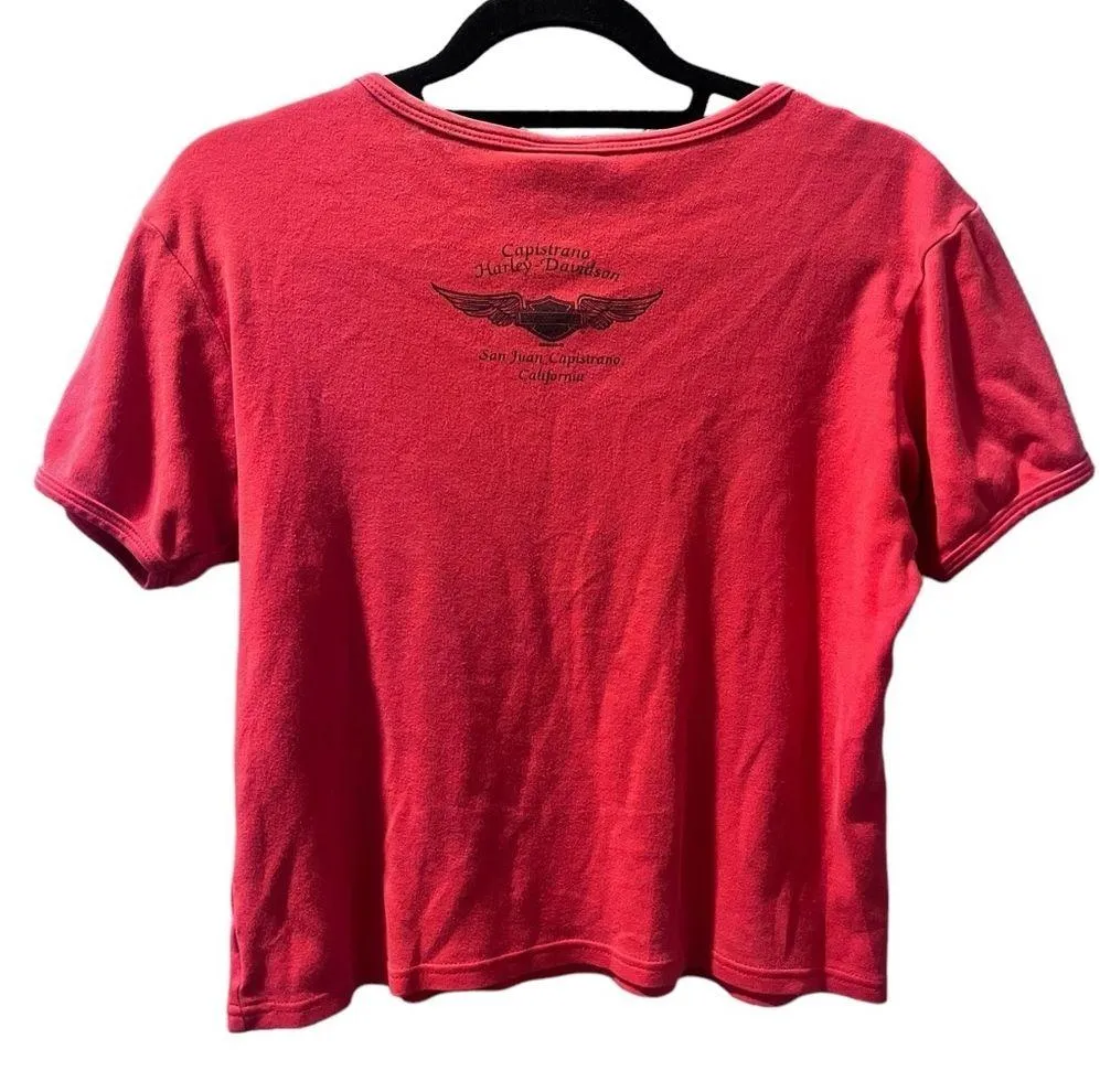 Harley Davidson San Juan Capistrano California Motorcycle Biker Shirt Size XL - Image 3