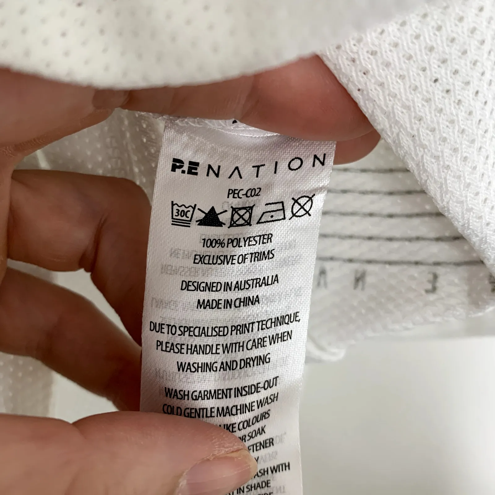 P.E Nation optic white Courtside Tank Womens New Small - Image 7