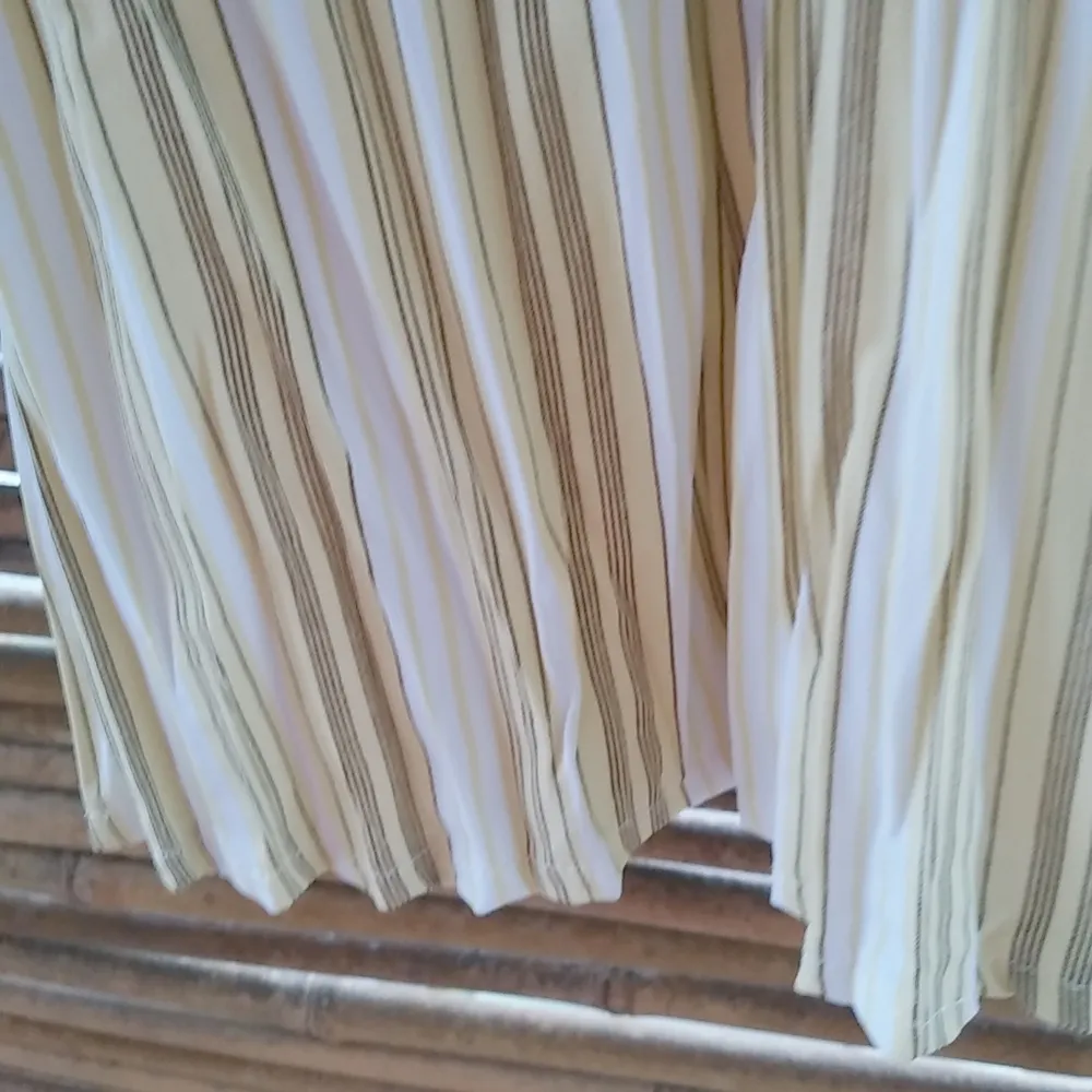 Como S Gold White Striped Top - Image 2