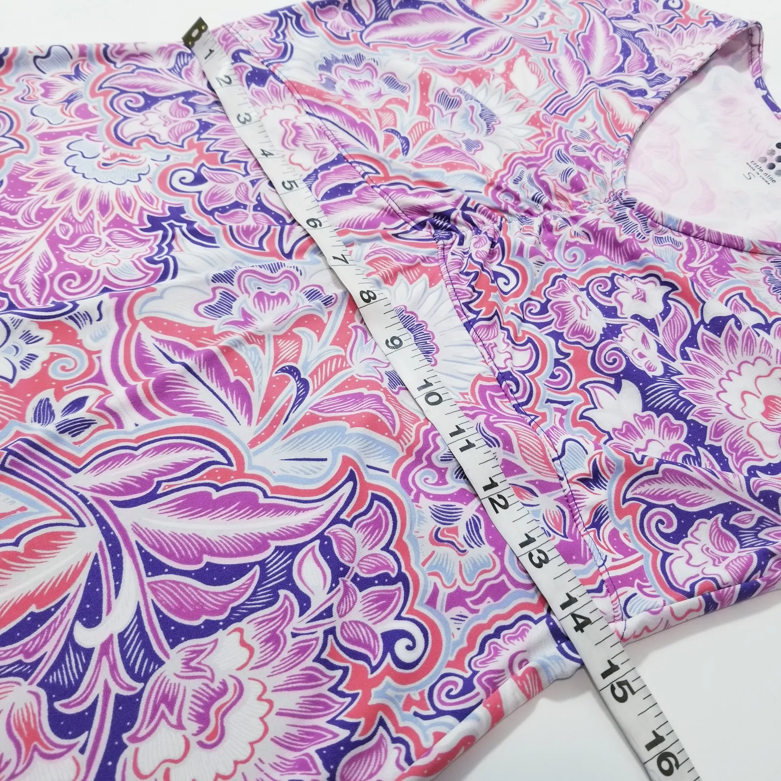 Title Nine Floral Prints Activewear Dress Zip pocket by the hem Pintuck Outdoor - Image 7