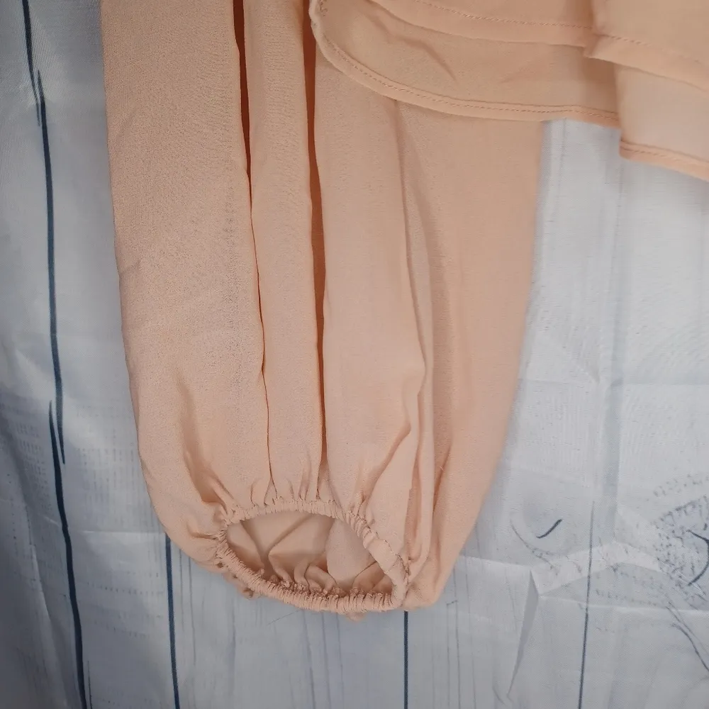 Lush boho v-neck fairycore Cropped top - Image 3