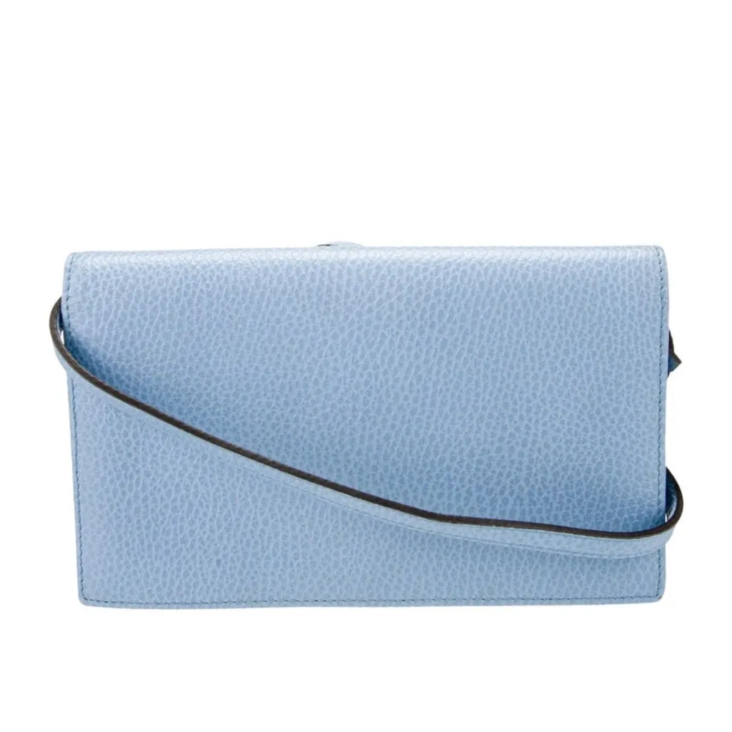 Gucci Dollar Calfskin Mini Swing WOC Wallet On Chain Crossbody Bag Purse - Image 2