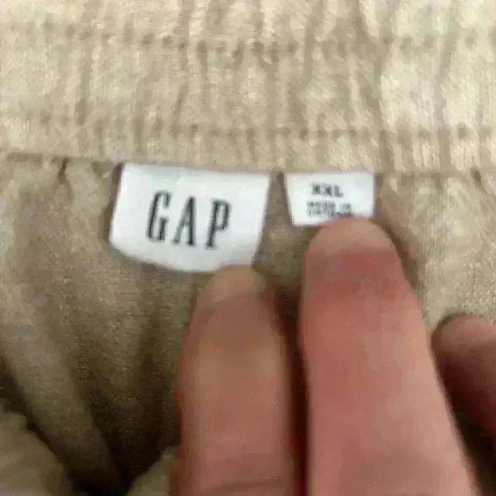 GAP Linen Elastic Waist Tie Front Shorts with Pockets Size XXL 2XL Chino Linen - Image 3