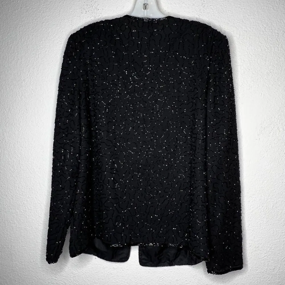 Vintage JMD Beaded Jacket Cover - Image 4