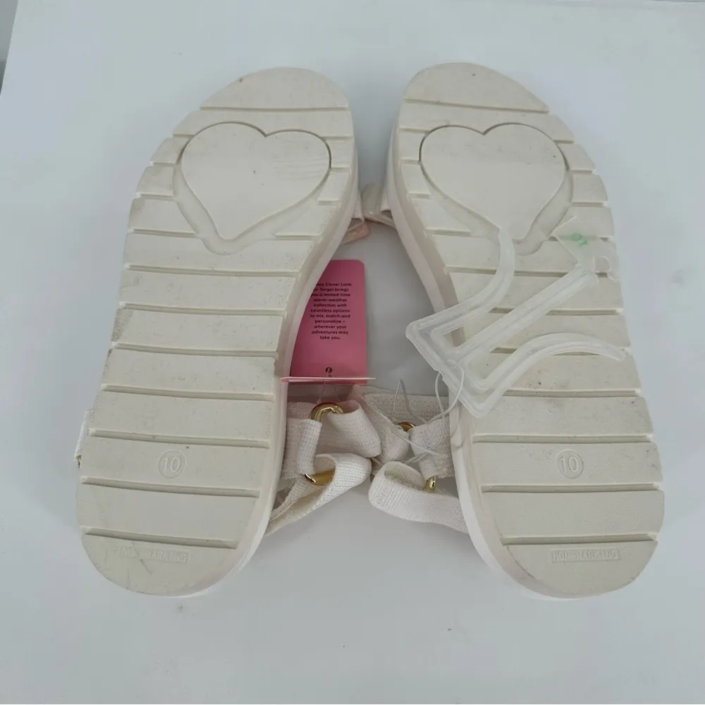 Stoney Clover Lane x Target White Strap Sandals size 10 - Image 9