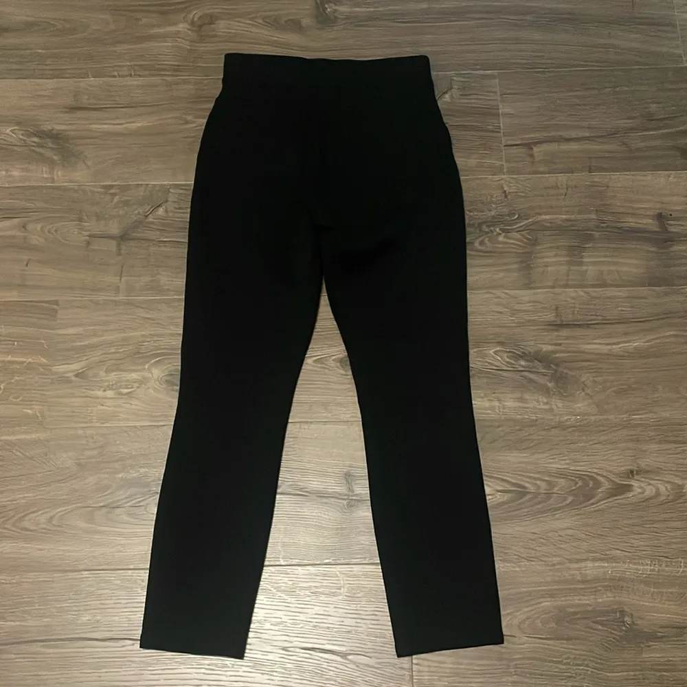 Spanx The Perfect Pant Ankle, Black Legging Pants w/ Back Pockets, Size Small - Image 5