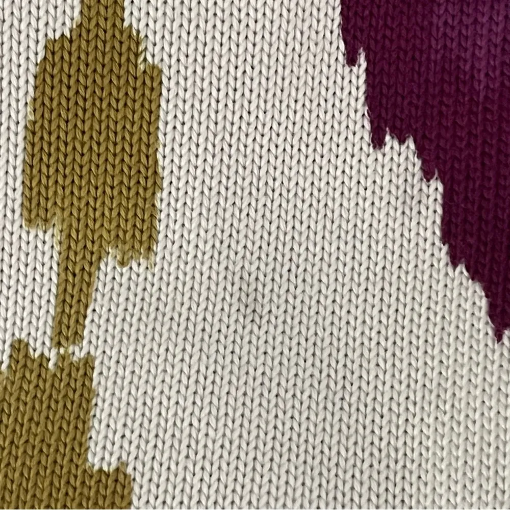 Ralph Lauren Collection Purple Label Printed Cotton Crewneck Sweater - Image 5