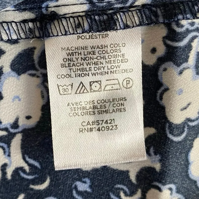 LOFT Outlet‎ Women's Floral Georgette Prairie Mini Dress - Image 5