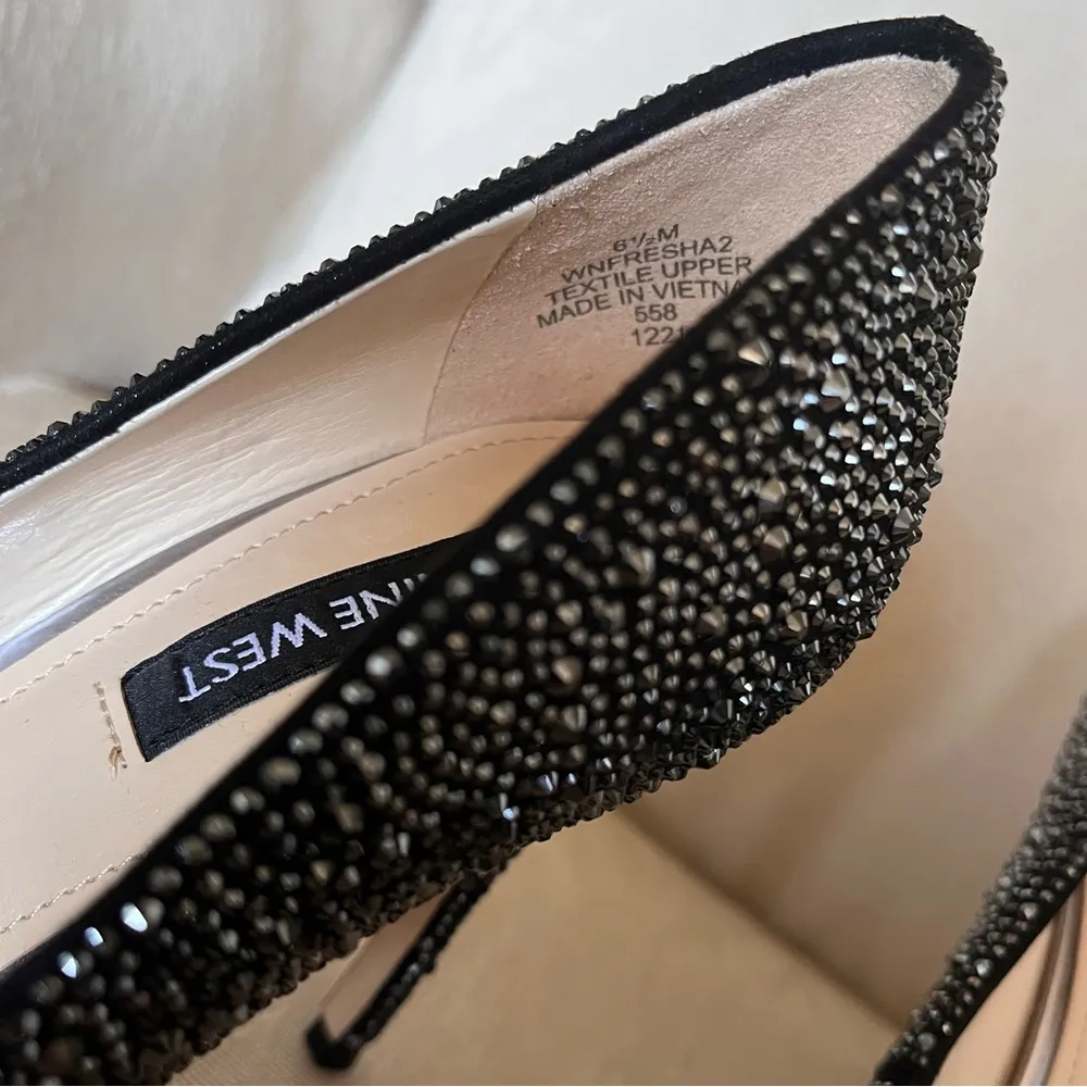 NINE WEST Fresha 2 Pointed Toe High Heel Pumps Women’s Shoe Sz 6 1/2 EUC - Image 5