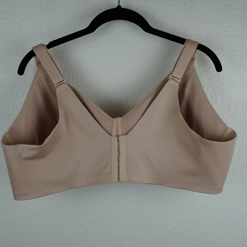 Catherines Intimates Nude Bra 44D Wireless‎ Full Coverage - Image 3