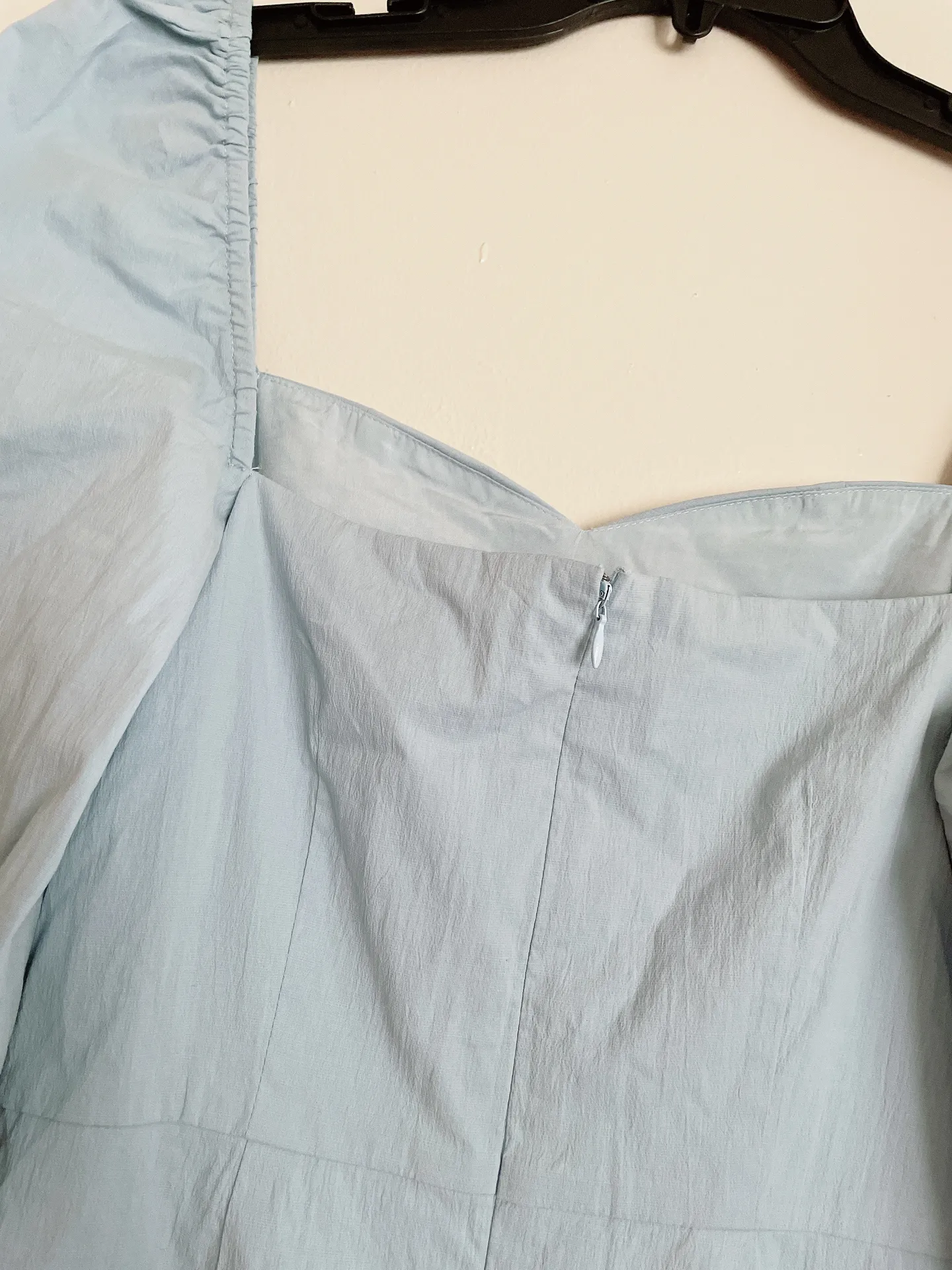 | NWOT | 3/4 Sleeve Babydoll dress | Baby Blue | S | CD02523 - Image 4