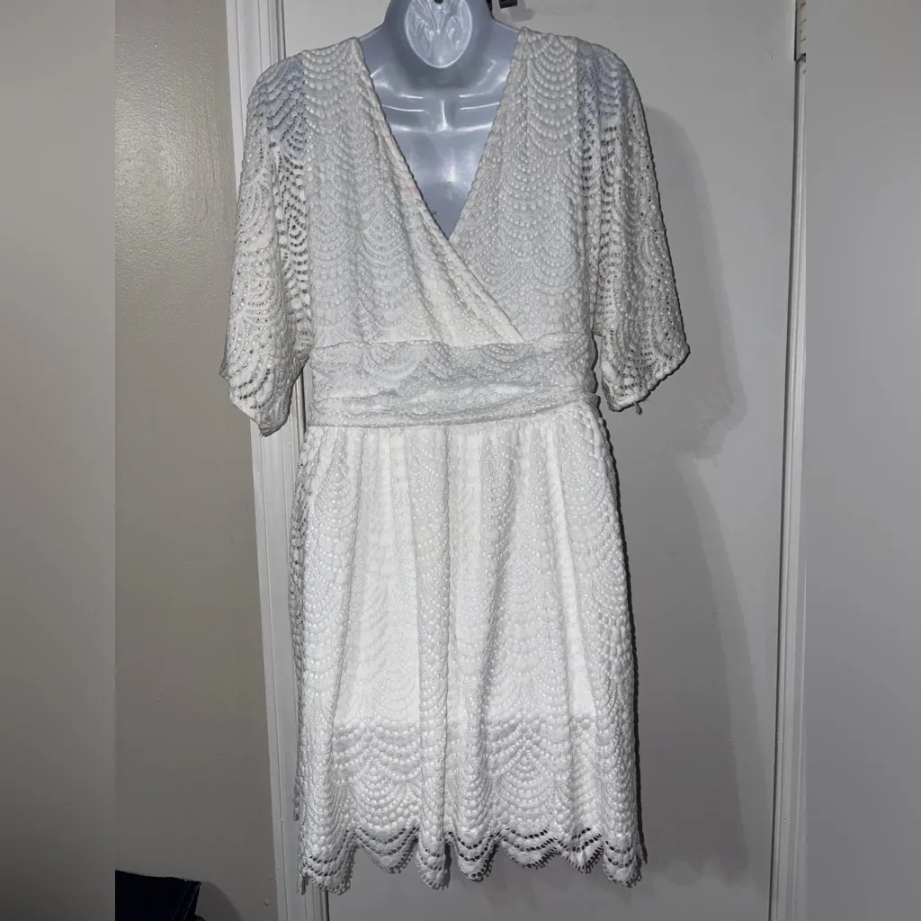 Lilly Pulitzer White Parigi Skort Romper size large - Image 5