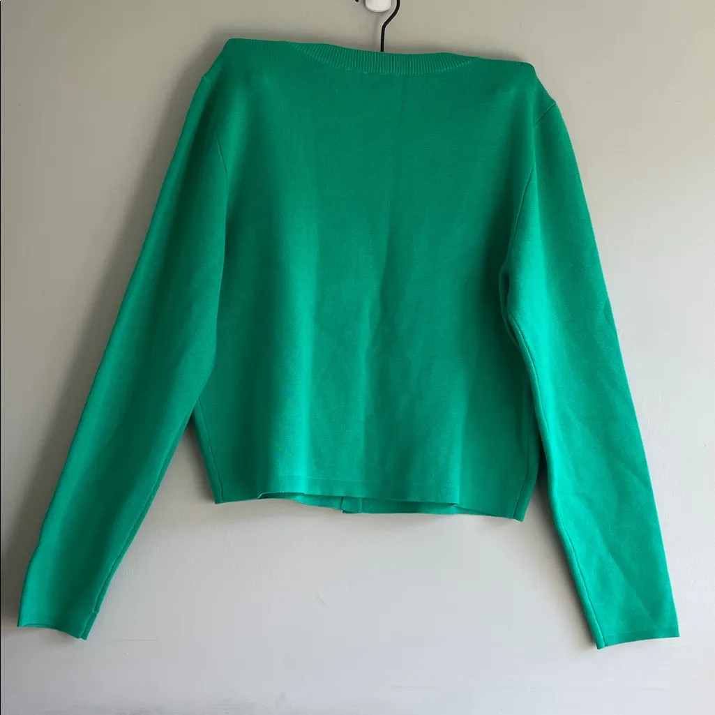 Cyrus Vibrant Green Cardigan - Image 5