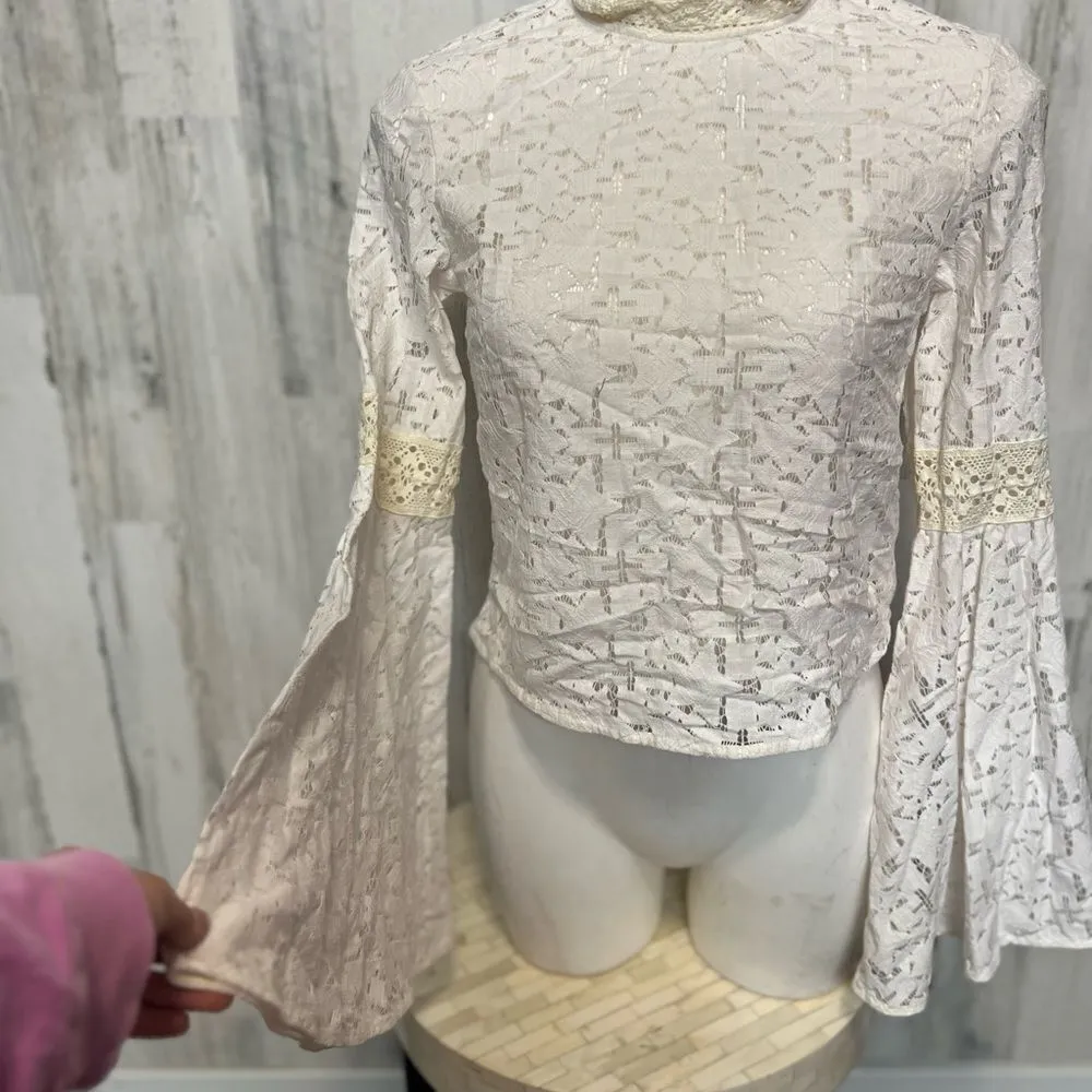 Laced white dress White Size M - Image 2