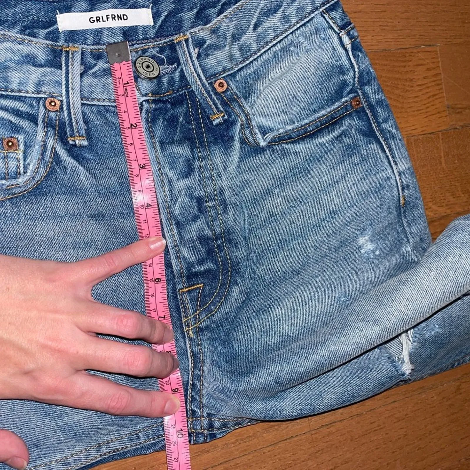 NEW GRLFRND Karolina Jeans Distressed Ripped - Image 10