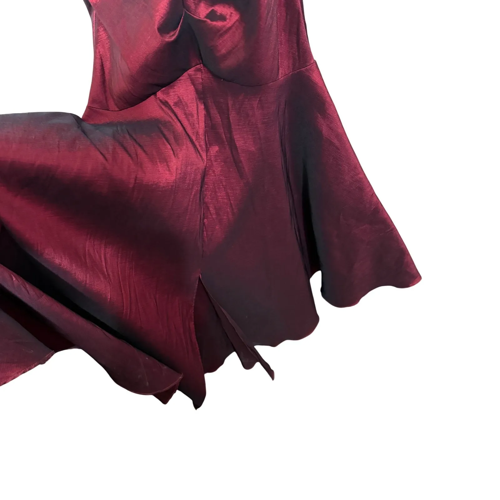 Cache Red Sleeveless Mermaid Evening Gown Size 6 Formal Black Tie Party Vintage - Image 4