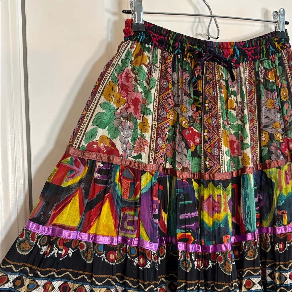 Soft Surroundings travelsmith long boho maxi skirt size small woman’s vintage - Image 2