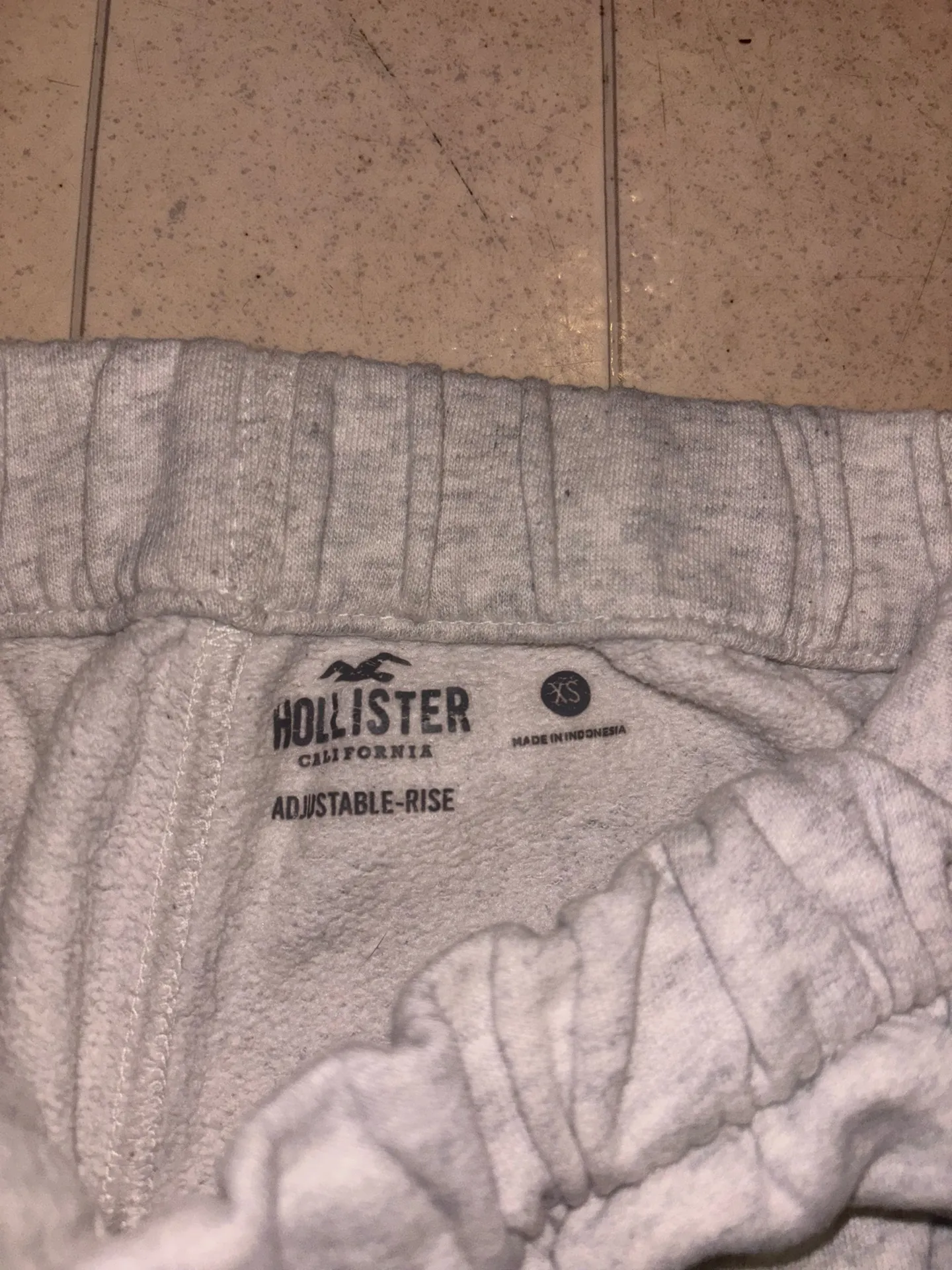 Hollister Jogger Sweatpants Grey Xs - Image 4