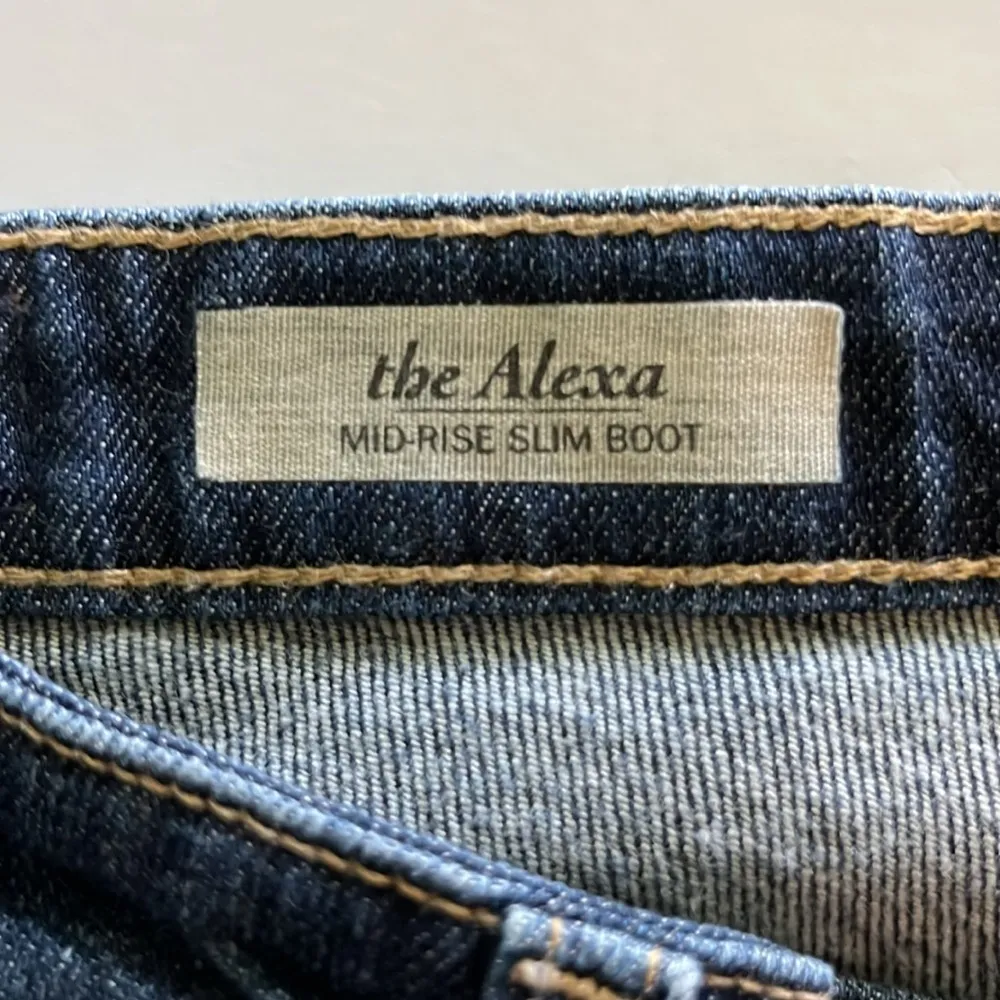 Ag Adriano Goldschmied The Alexa Mid Rise Slim Boot Size 28 R - Image 10