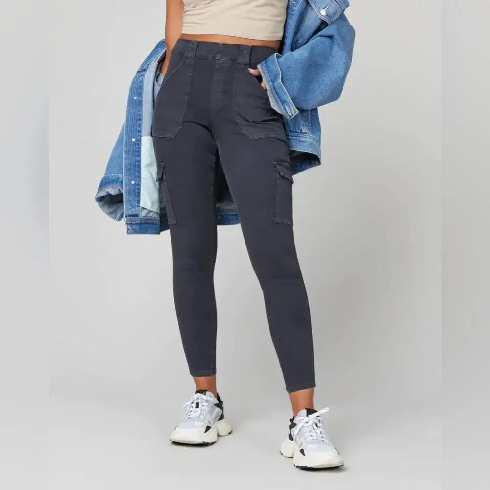 NWT SPANX Stretch Twill Ankle Cargo Pant Size‎ Large - Image 5