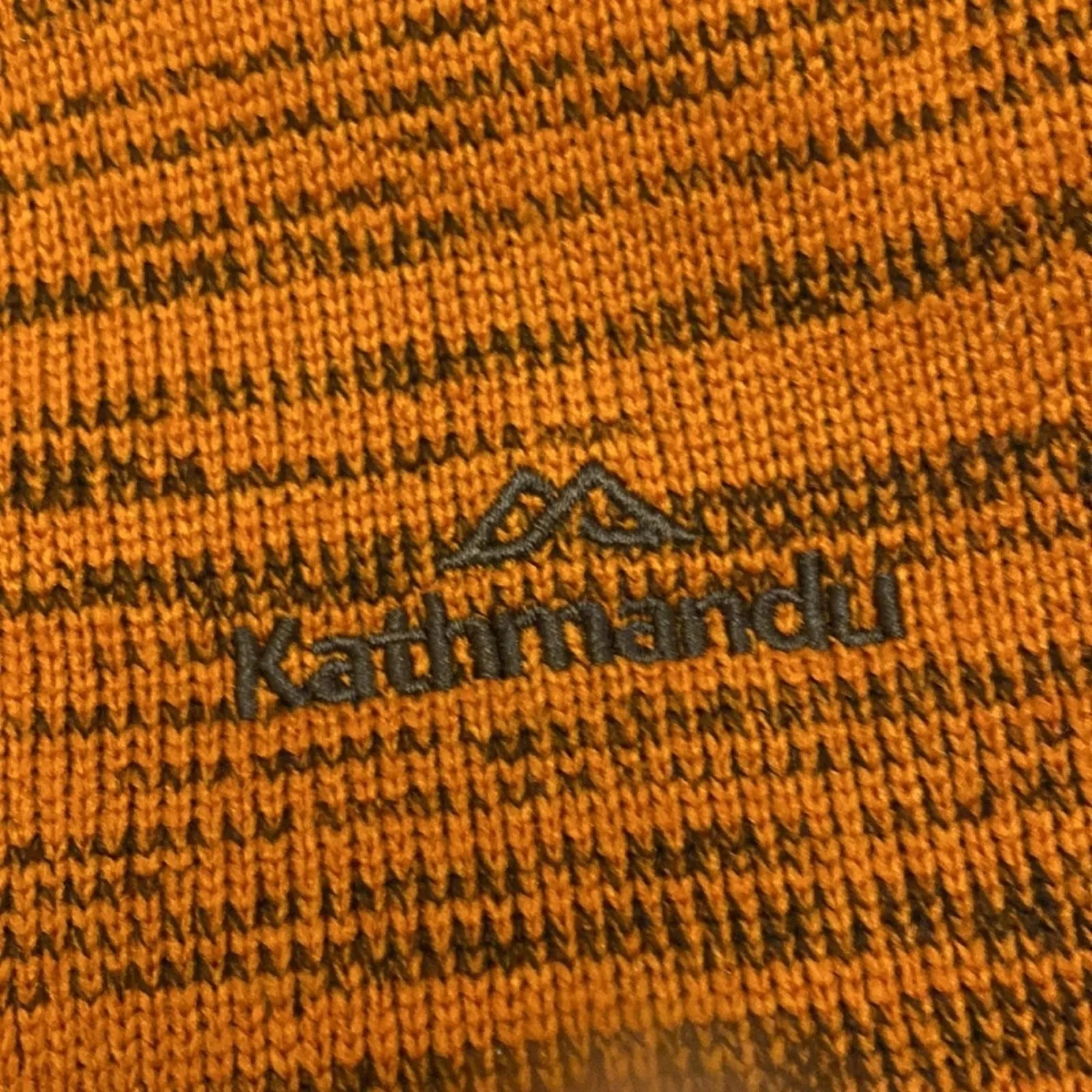 Kathmandu Atica200 Womens Small Orange Full Zip Knit Jacket Winter - Image 7