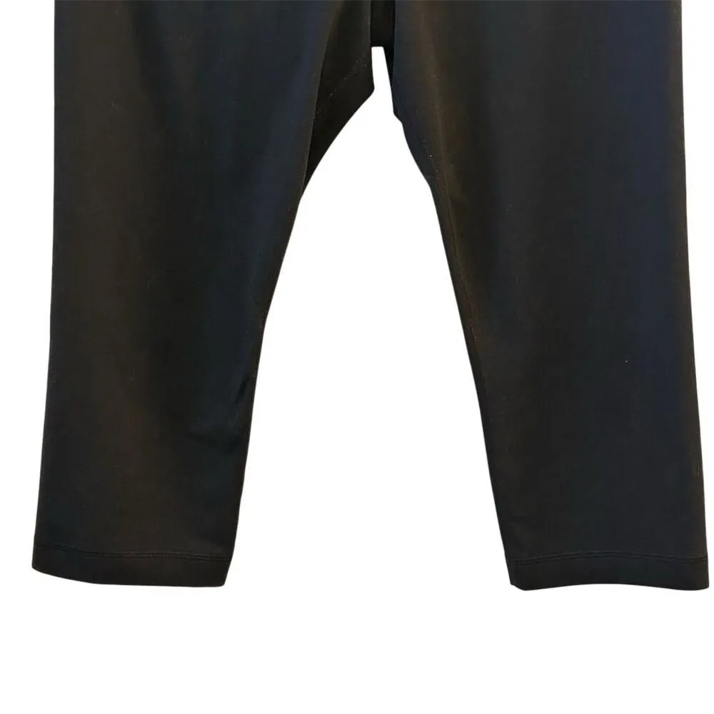 Under Armour Women's Black Capri Leggings XL Mid-Rise Gym Yoga Running - Image 2