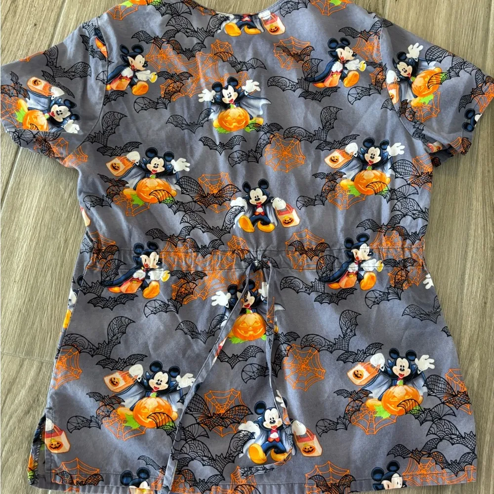 Disney  halloween scrub top - Image 3