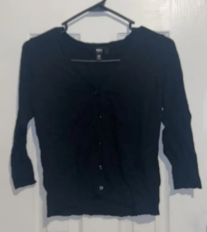 Cardigan / Cover Up Black Size M - Image 2