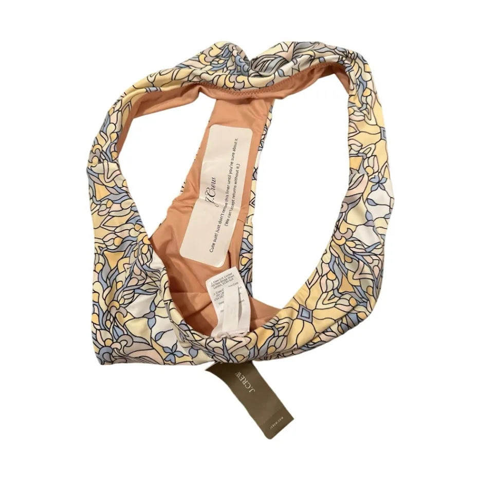 J. Crew Active Curved-Waist Cheeky‎ Bikini Swim Bottoms in Kaleidoscope Sz S ENW - Image 4