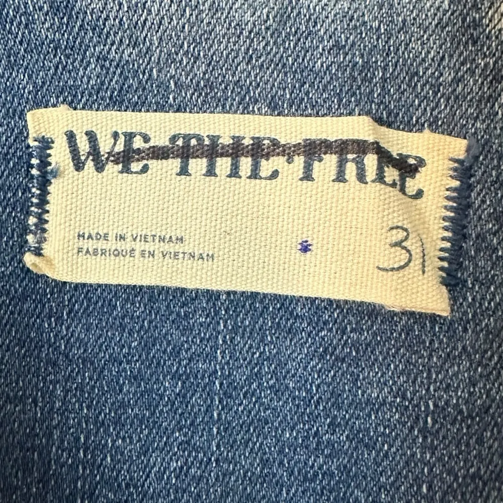 Free People CRVY Wild Honey Flare Jeans Size 31 12 NWT Stretch Denim Retro 70s - Image 10