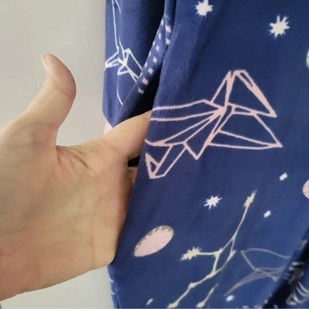 NWT Hale Bob RARE Sleeper Celestial Onesie Navy Blue Size Large - Image 5